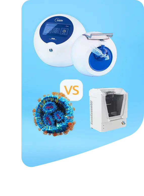 NanoAssemblr Benchtop vs TAMARA for LNP formulation