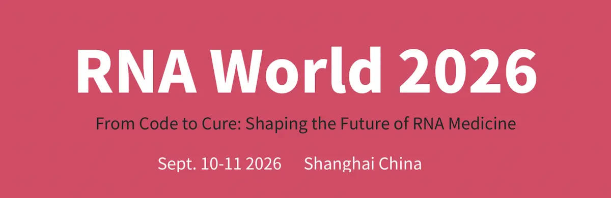 RNA World 2026 Shanghai