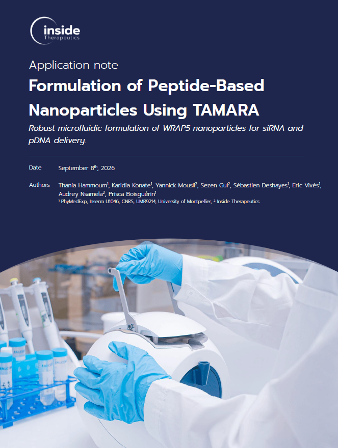 Application note: Formulation of Peptide-Based Nanoparticles Using TAMARA - Thumbnail